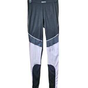 Black Color Block Leggings Size Small